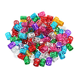 Phụ Kiện Nhẫn Bện Tóc Bằng Nhôm (100 Cái)