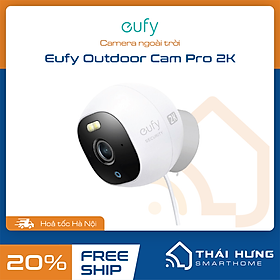 Mua Camera ngoài trời Eufy Outdoor Cam Pro 2K  tặng kèm thẻ 32GB  hàng chính hãng phân phối