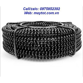 Mua Dây thông tắc cống lò xo dùng máy khoan (9m dây thông phi 16  1 bộ đầu thông và 1 đầu kết nối máy khoan)