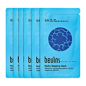 Combo 6 Gói Mặt Nạ Ngủ Cấp Nước Beuins Hydro Sleeping Mask