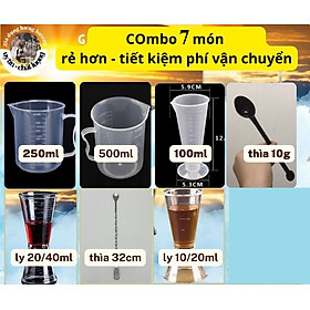 Combo 7 dụng cụ pha chế thông dụng nhất cho các quán