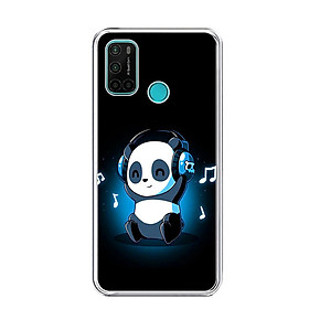 Ốp lưng dẻo cho điện thoại VSMART JOY 4 - 0334 PANDA05 - Hàng Chính Hãng