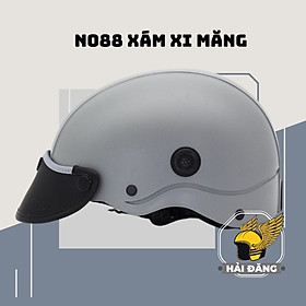 Mũ bảo hiểm 1/2 đầu Napoli N088 New vòng đầu từ 54 -57cm chất liệu nhựa ABS, xốp EPS giảm xung chấn cực tốt