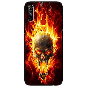 Ốp lưng dành cho Realme C3 mẫu Quỷ Lửa