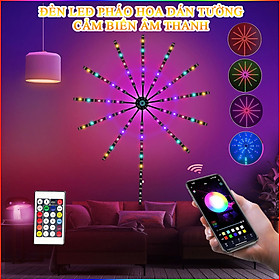 Mua Đèn Led Dán Tường 10 Tia 50cm Có Remote Kết Nối Bluetooth Nguồn USB
