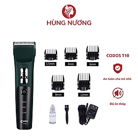 Tông Đơ Cắt Tóc Trẻ Em CODOS T10 TẶNG Áo Choàng Cắt Tóc - Tăng Đơ Cắt Tóc Trẻ Em