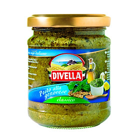 Sốt Pesto Xanh - Alla Genovese Chuyên Dùng Cho Pasta 190 Gram Divella Italia 