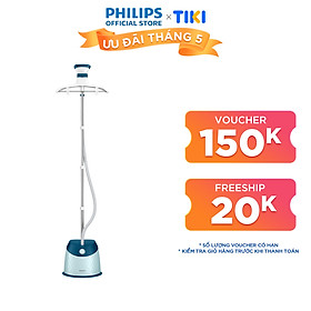 Bàn Ủi Hơi Nước đứng PHILIPS GC518 1600W Xanh - Hàng Chính Hãng