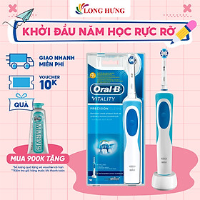 Bàn chải điện Oral-B Vitality Precision Clean Blue D12.513 - Hàng chính hãng