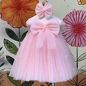 Váy tutu cho bé - Hồng phấn,1-3 tháng(3-5kg)