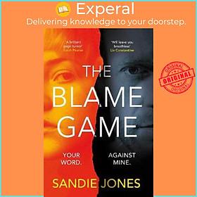 Sách - The Blame Game by Sandie Jones (UK edition, hardcover)