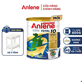 [MỚI] Sữa bột bổ sung dinh dưỡng Anlene Total 10 lon 800g - Tặng kệ 2 tầng
