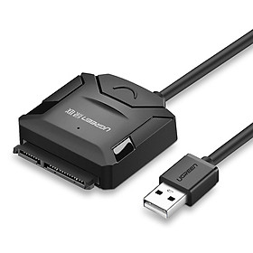 Dây Cáp Chuyển Đổi Ugreen CR108 20611 USB 3.0 Sang SATA Nguồn 12V-2A - Hàng chính hãng