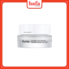 Kem dưỡng da ẩm mượt dạng gel cho da khô da dầu Huxley Cream Fresh and More 7ml (Travel Size)