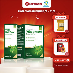 Viên giải rượu Nam Dược (VIÊN BYESAY) tăng cường chức năng giải độc bảo vệ gan 5 hộp x 6 viên