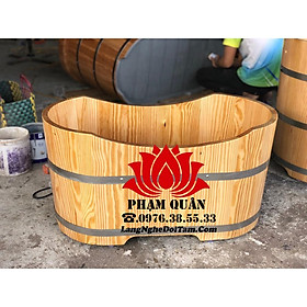 Mua Bồn tắm gỗ cho bé  bồn tắm gỗ thông nhập khẩu
