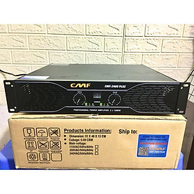 Mua Cục Đẩy Công Suất CMF 2400 PLUS : 2 Kênh - Class H - 24 Sò TOSHIBA  JAPAN -Tổng Công Suất 1200W - Hàng chính hãng