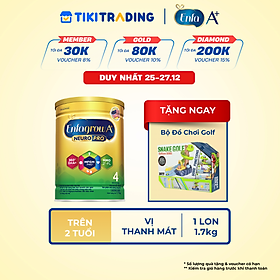 Sữa bột Enfagrow A+ Neuropro 4 1.7kg với DHA giúp phát triển não bộ cho trẻ từ 2–6 tuổi