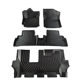 Thảm lót sàn xe ô tô Suzuki Ertiga 2018-2021 (3 hàng ghế)  Nhãn hiệu Macsim chất liệu nhựa TPV cao cấp màu đen