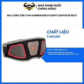 Đai Lưng Tập Gym Harbinger Flexfit Contour