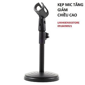 Mua Kẹp Mic Tăng Giảm Chiều Cao Phù Hợp Để Bàn Chân Đế Micro