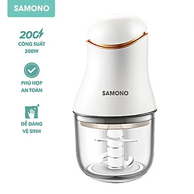 Mua Máy xay thực phẩm mini đa năng SAMONO SW099 xay thịt tỏi ớt công suất 200W - Hàng chính hãng
