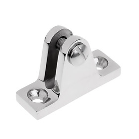 Boat Angled Deck Hinge Mount Stainless Steel Fitting Hardware with