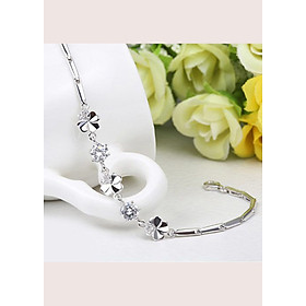 Lắc tay cỏ 4 lá may mắn BH366