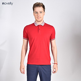 Áo Polo nam Novelty màu đỏ đô NATMMTNCSR181249N