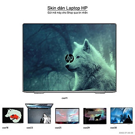 Mua Skin dán Laptop HP in hình sói tuyết (inbox mã máy cho Shop)