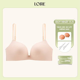 Áo Lót Không Gọng LOIRECHIC BRTS33 Đệm Mỏng Nâng Ngực Push-up - Da - 34