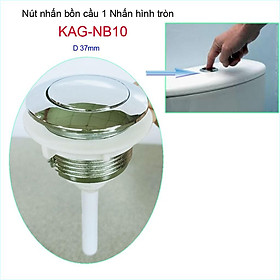 Mua Nút nhấn xả bồn cầu  nút nhấn cầu xả 1 nhấn KAG-NB10