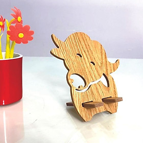 Mua Giá Đỡ Điện Thoại  Máy Tính Bảng Bằng Gỗ MDF Phủ Melamin Hình Con Trâu Kích Thước 16.5cm x 15.3cm