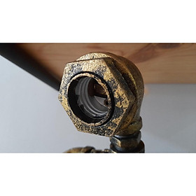 Mua Đui đèn E27 Ngầu chế từ ống sắt phong cách Retro