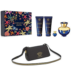 Bộ Nước Hoa Nữ Versace Dylan Blue Pour Femme Gift Set