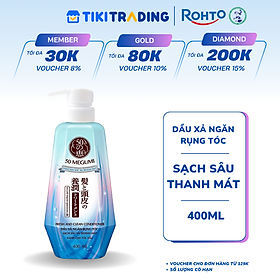 Dầu xả ngăn rụng tóc, sạch sâu thanh mát 50 Megumi Fresh & Clean Conditioner 400ml