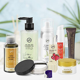 Combo Bộ Mỹ Phẩm Phấn Nụ Hoàng Cung Phiên Bản "Quà Tặng Hoàng Hậu" Cao Cấp Kèm Hộp Bông Tẩy Trang.