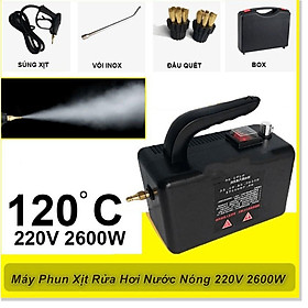 Máy Phun Xịt Rửa Hơi Nước Nóng 220V 2600W