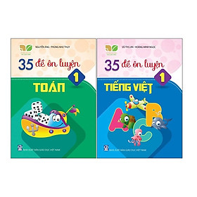 Sách - Combo 35 đề ôn luyện lớp 1 - Kết nối tri thức với cuộc sống (Toán +Tiếng Việt)