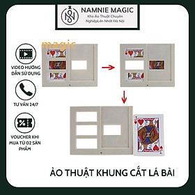 Hình ảnh Đồ Ảo Thuật Bộ Khung Cắt Lá Bài, Đạo Cụ Biểu Diễn Sân Khấu Đường Phố, Đồ Chơi Kỹ Năng,Thông Minh, Sáng Tạo Cho Bé