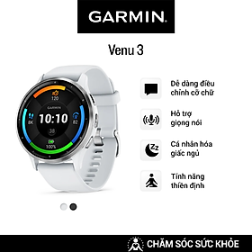 Mua  NEW  Đồng Hồ Thông Minh Garmin Venu 3 (Whitestone/Black) - Hàng Chính Hãng