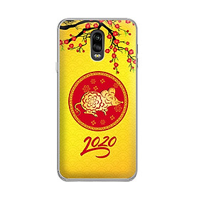 Ốp lưng dẻo cho điện thoại Samsung Galaxy J7 plus - 01055 7943 HPNY2020 03 - Chúc mừng năm mới - Xuân Canh Tý 2020 - Hàng Chính Hãng