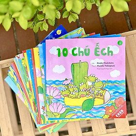 Bộ Sách Ehon Cho Bé Từ 3 Đến 6 Tuổi - Mười Chú Ếch (18 Tập) - Bìa Mềm