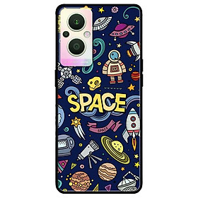 Ốp lưng dành cho Oppo A16K - Oppo A36 / A76 - Oppo Reno 7z 5G mẫu Họa Tiết Vũ Trụ SPAE