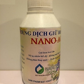 Xịt Phun Hoa Lan Cây Cảnh Nano Bạc hay Nano-Ag 400ml diệt vi khuẩn, vi rút, nấm mốc và hạn chế các bệnh liên quan tới thối, rụng lá