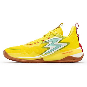 361 độ BIG3 3.0 Pro SpongeBob Men Bóng rổ giày thể thao thực tế Chiến đấu chống mòn không chống trượt Sneaker nam 672311106F Color: yellow white Shoe Size: 46