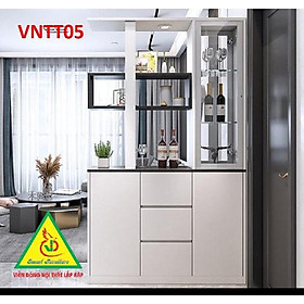 TỦ KỆ TRANG TRÍ KIÊM VÁCH NGĂN VNTT05 - Nội thất lắp ráp Viendong Adv