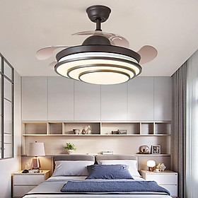 Mua Quạt trần trang trí ẩn cánh ( điều khiển từ xa)