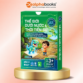 Thẻ học thông minh AR - Thế giới dưới nước và thời tiền sử - KidsEdu - Alpha Books
