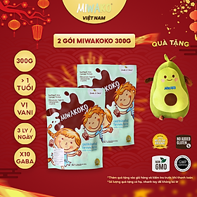 Sữa Miwako Vị Cacao 300g x2 Túi (600g) Nhập Khẩu Malaysia, Sữa Hạt Hữu Cơ Cho Bé Từ 1 Tuổi Vị Ngọt Dễ Uống Phát Triển Trí Não & Chiều Cao - Orgavil